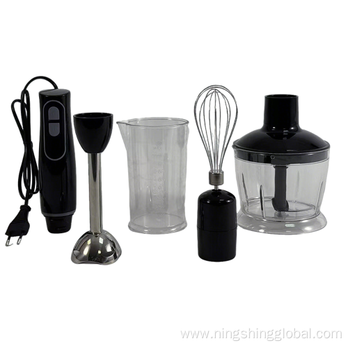 2026 High Power 500W Stainless Steel Hand Blender with Chopper